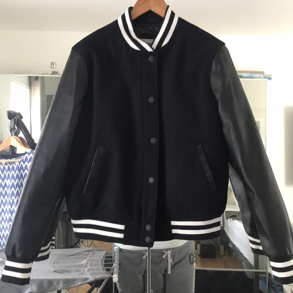 levi's mixed media bomber jacket